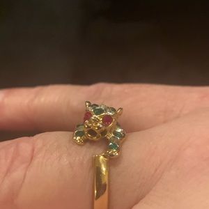 Leopard Jeweled Ring